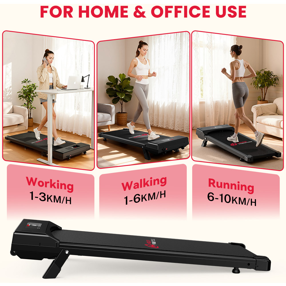 Rattrix Black Manual Incline Treadmill Image 9