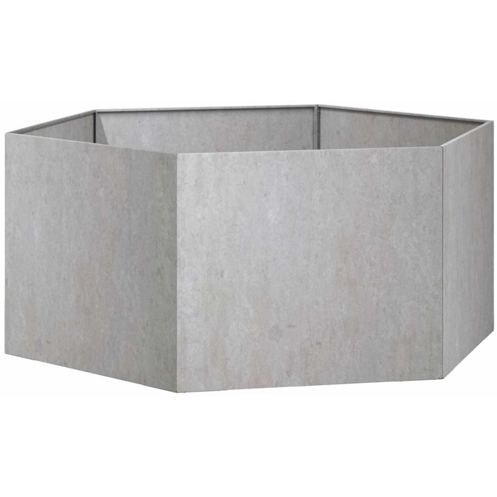 vidaXL Brown Corten Steel Garden Planter 45 x 90 x 90cm Image 3
