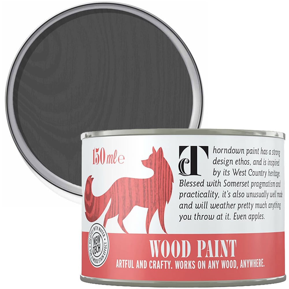 Thorndown Bergamot Grey Satin Wood Paint 150ml Image 1