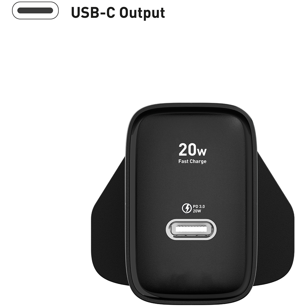 SilverLabel Black PD Mains Charger 20W Image 5