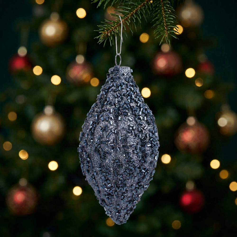 Embellished Glitter Bauble Image 3
