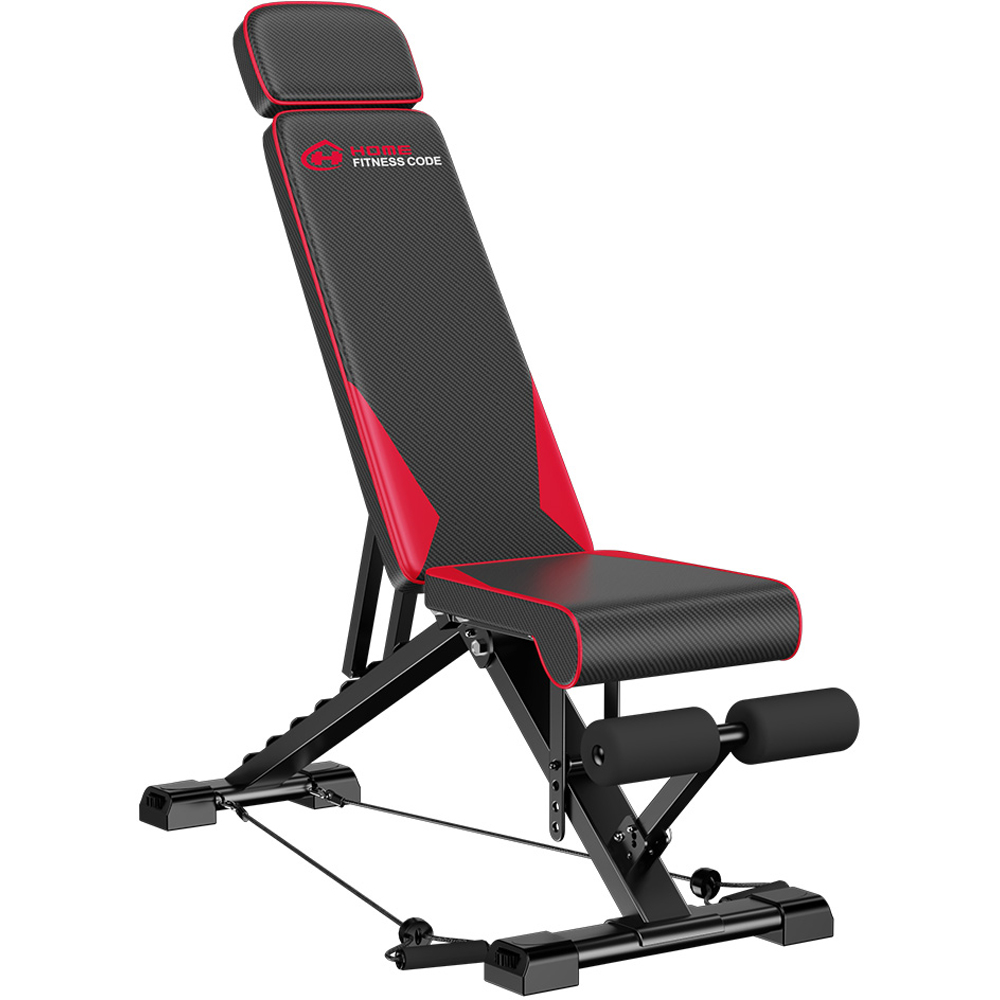 Rattrix C1 Black Multiple Adjustment Foldable Weight Bench Image 1