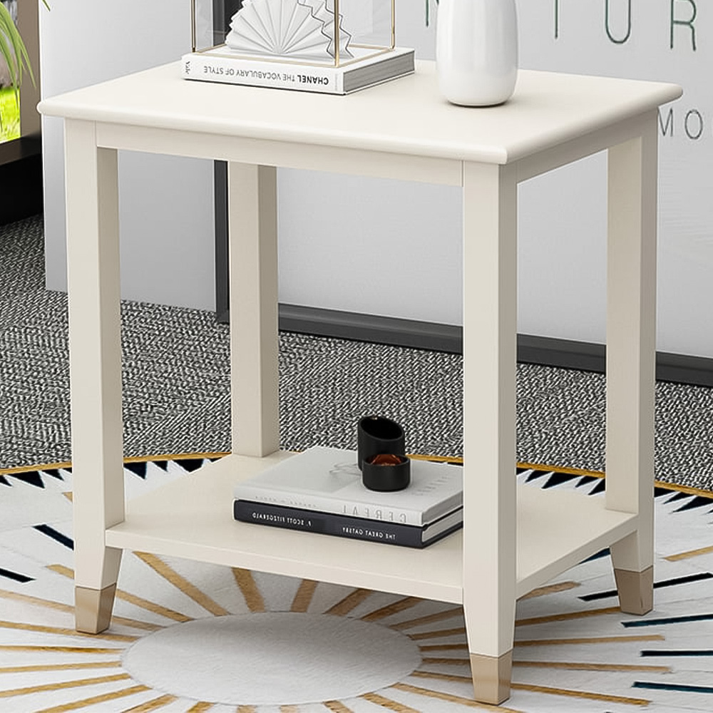 Palazzi White Side Table Image 1