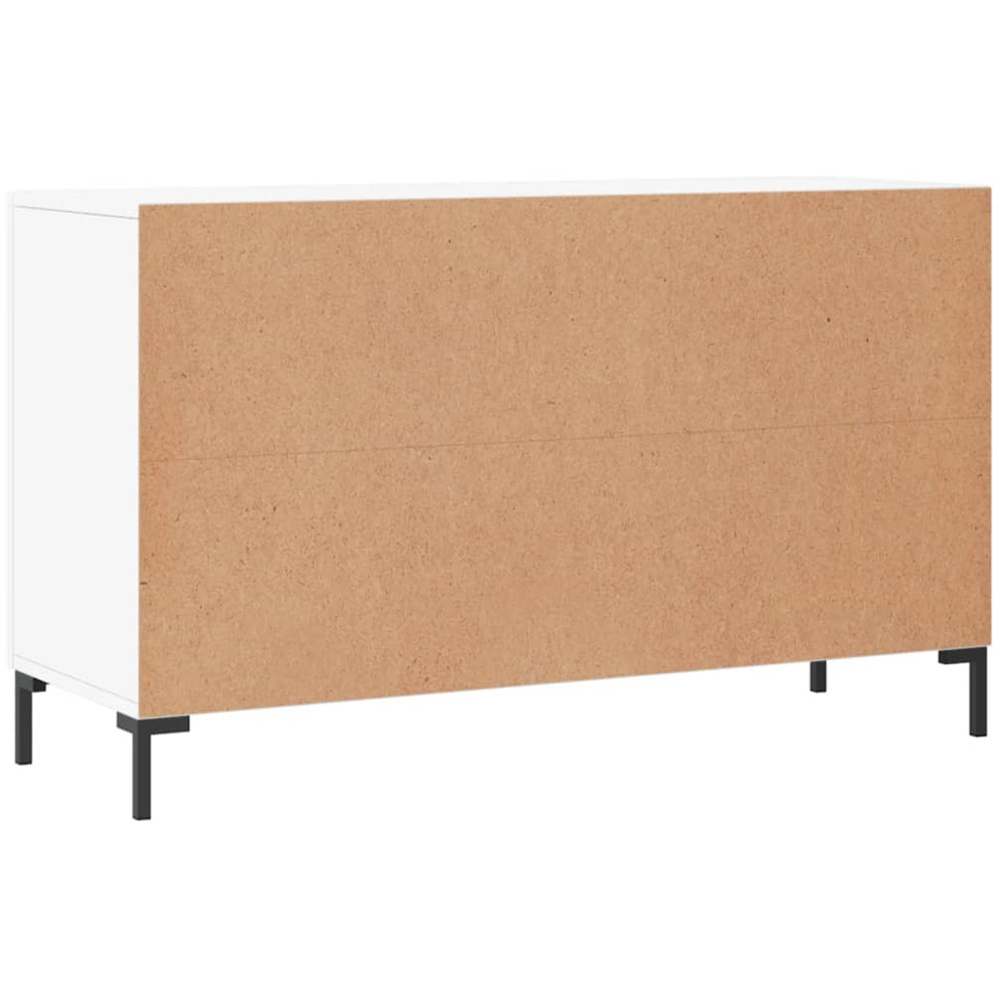vidaXL 2 Door 2 Drawer White Sideboard Image 8