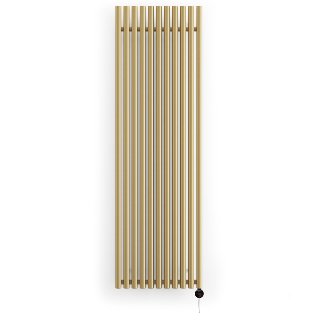 Terma Rolo-Room E Wi-Fi Brass Electric Radiator 1500W 2000 x 590mm Image 3
