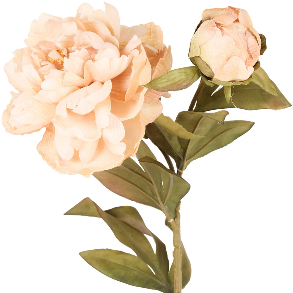 Autumn Open Peony Artificial Flower Image 4