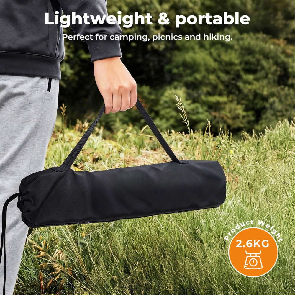 Levede Aluminium Foldable Camping Table 52cm Image 3