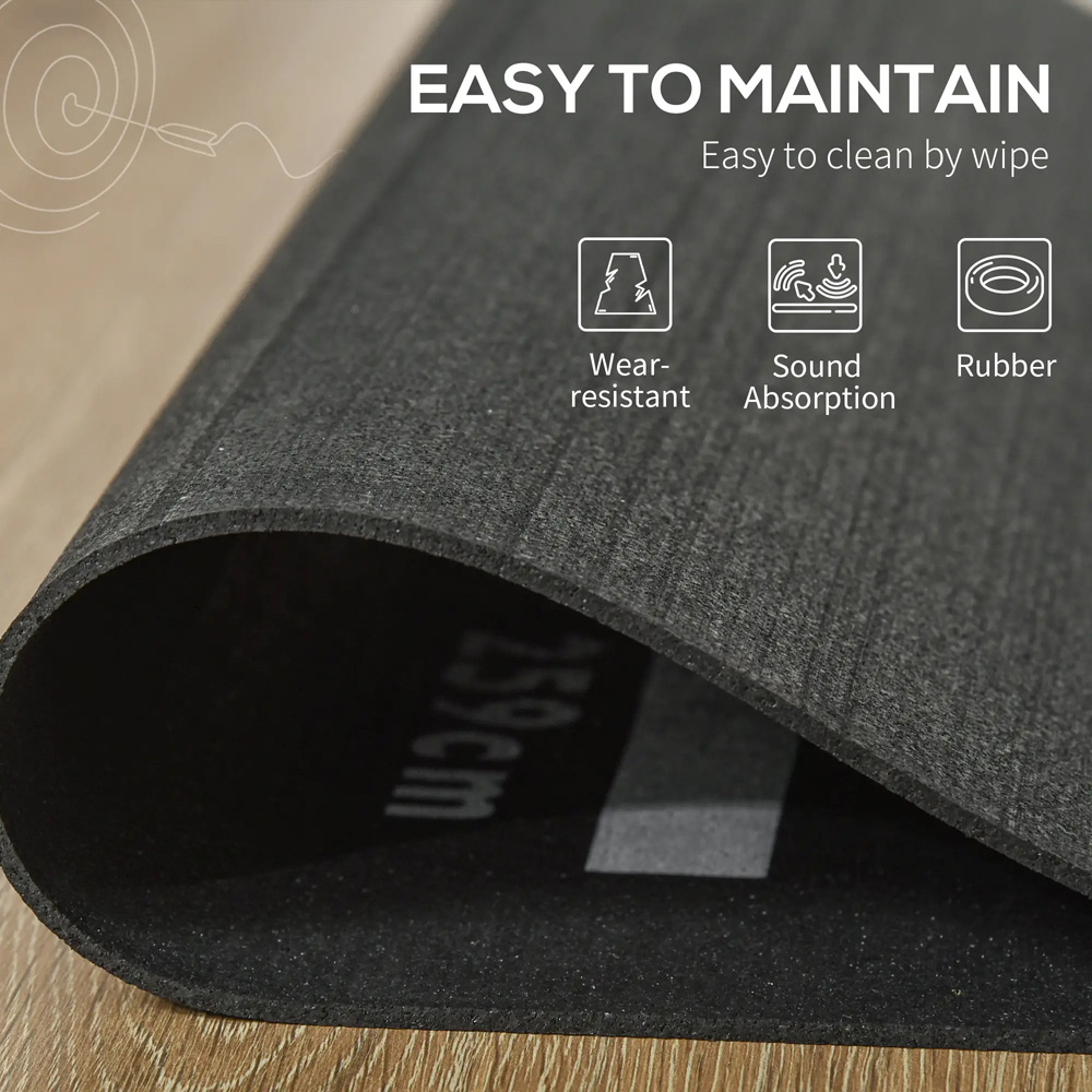 HOMCOM Professional Rubber Dart Mat Image 7