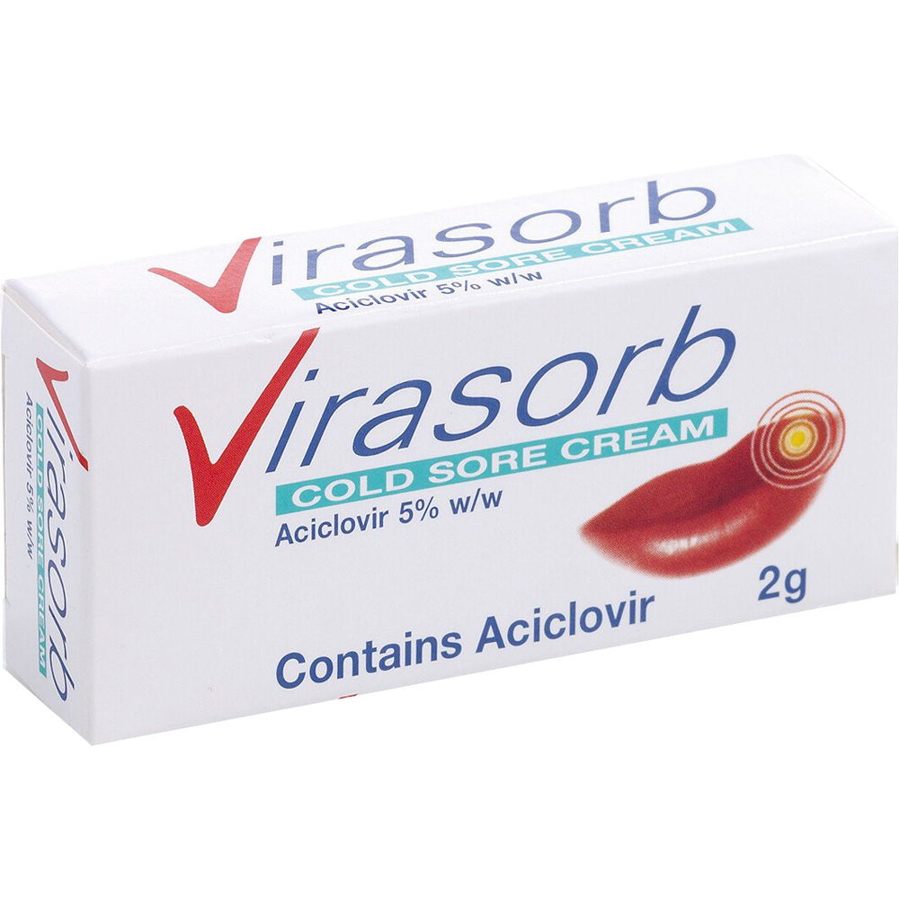 Virasorb Cold Sore Cream 2G Image 1