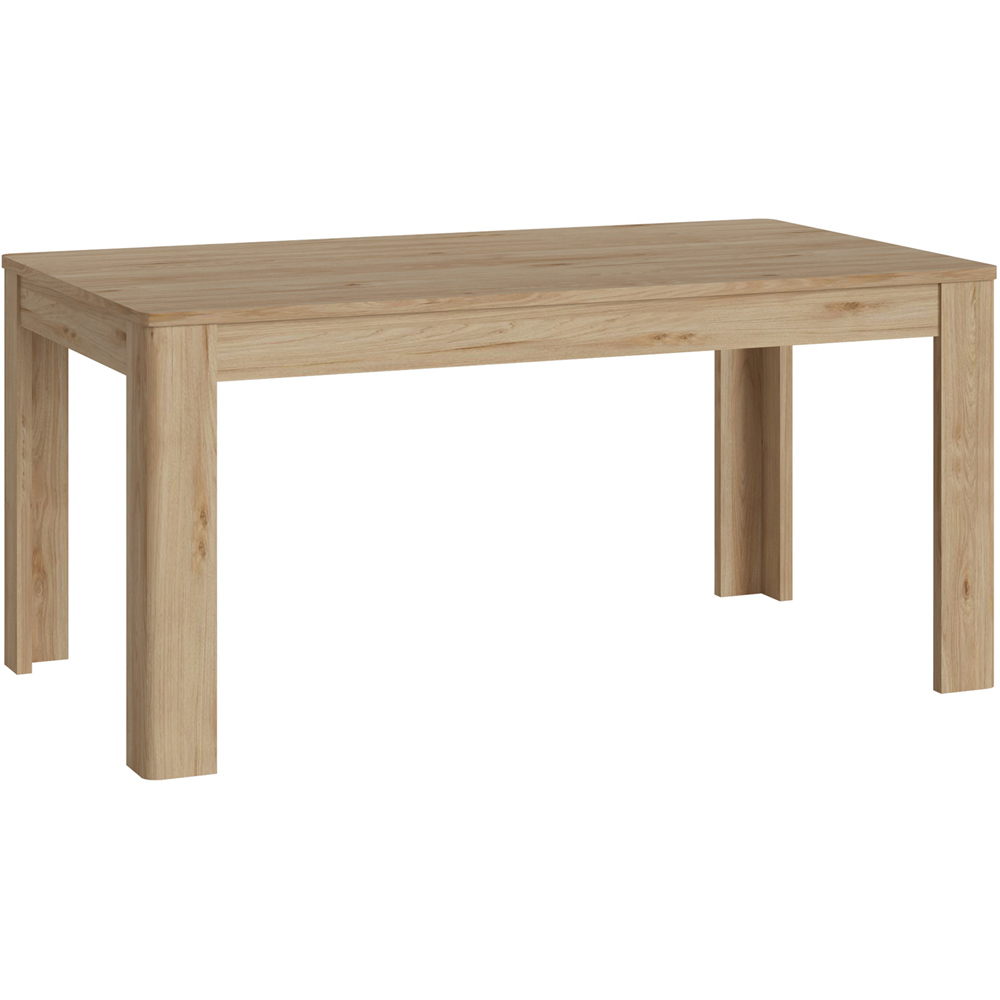 Florence Cestino 6 Seater 160 to 200cm Extending Dining Table Jackson Hickory Oak Image 2