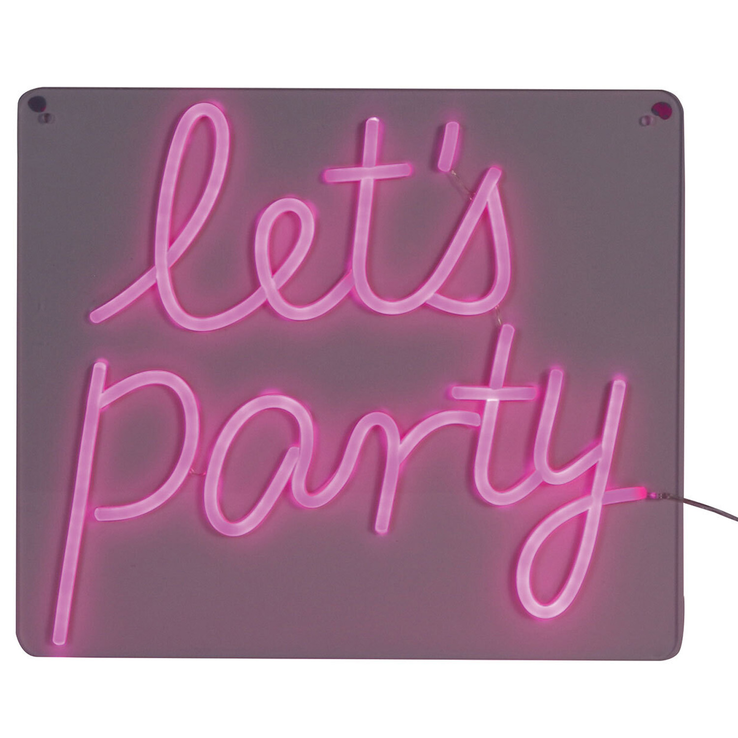 Lets Party LED Neon Sign Image 1
