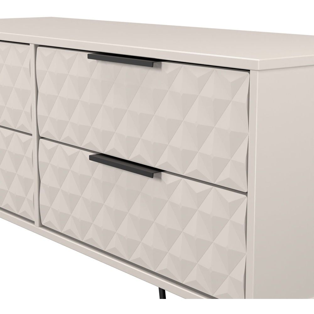 Crowndale Harlequin 4 Drawer Kashmir Matt Bed Box Ready Assembled Image 4