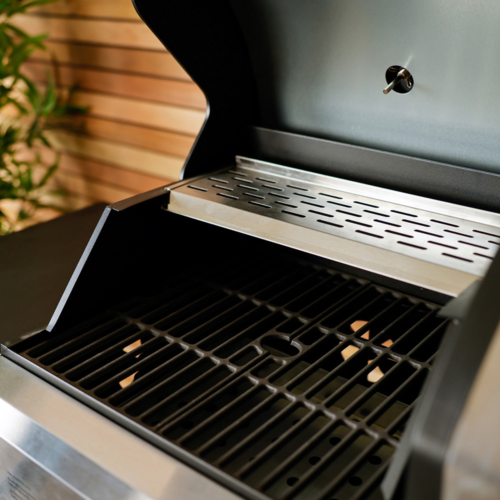 Charles Bentley 2+1 Dual Fuel BBQ Stainless Steel Image 7