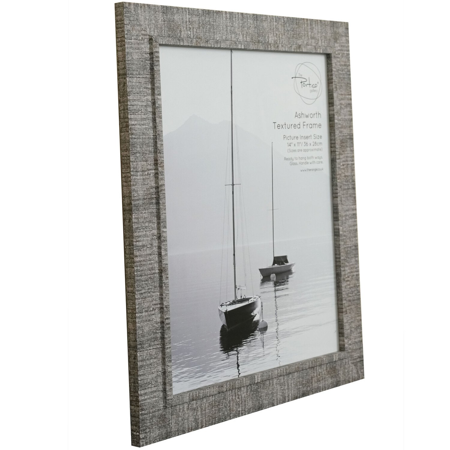 Ashworth Textured Frame - Grey / 14x11in Image 2