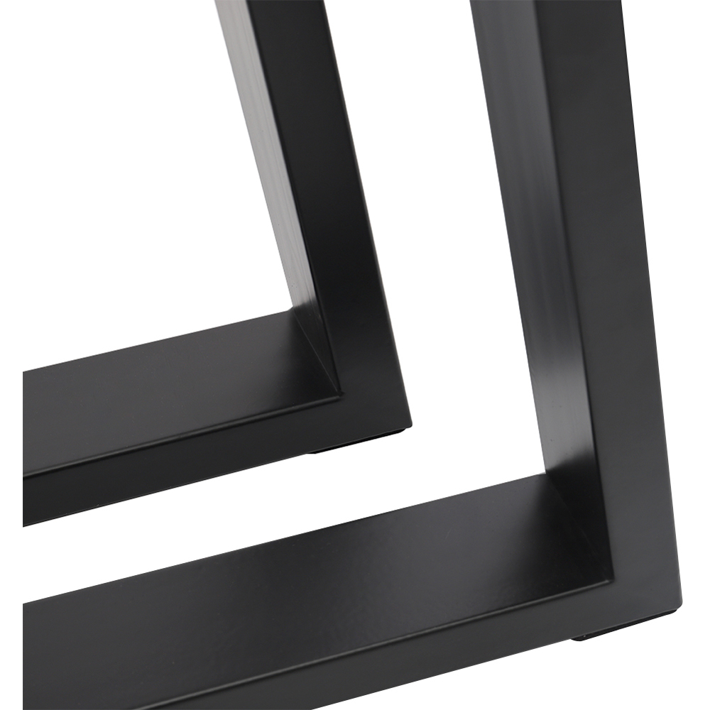 Living and Home 2 Pack Black Industrial Trapezoidal Iron Furniture Leg 35 x 40cm Image 6