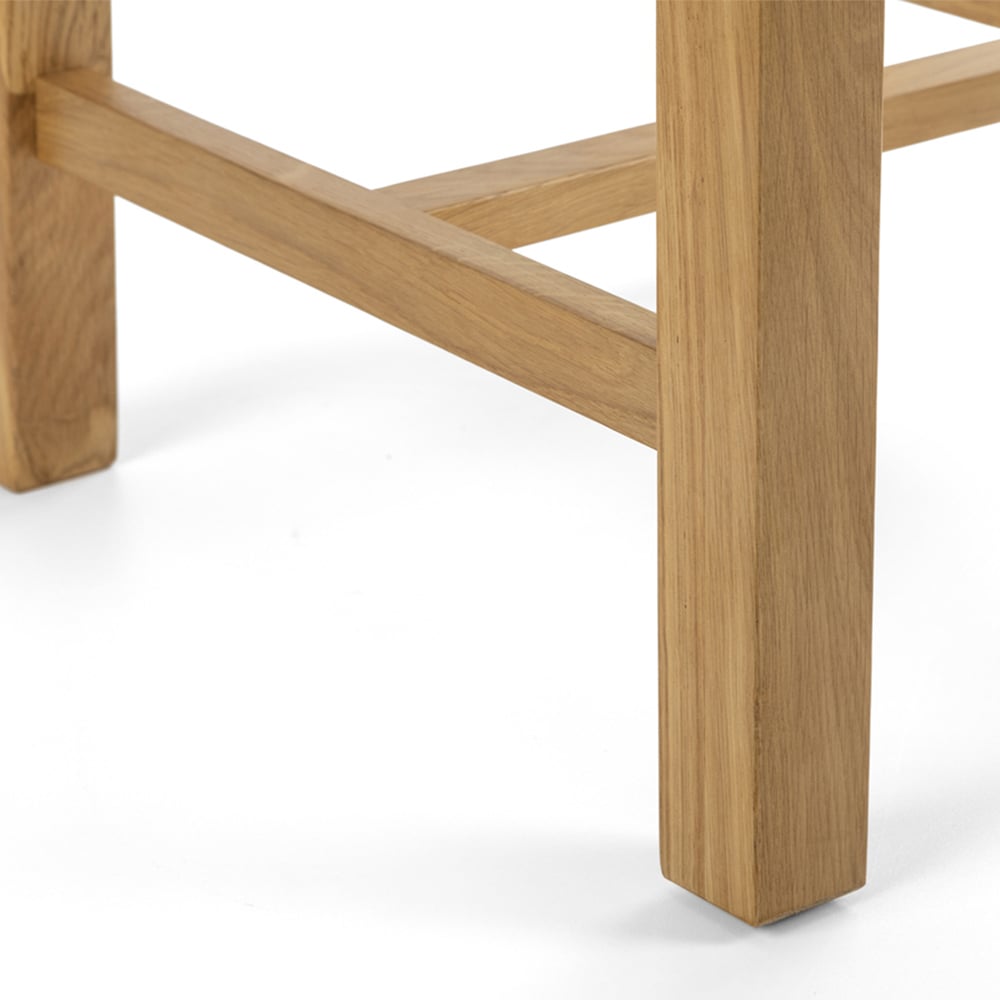 Julian Bowen Astoria Set of 2 Brown and Oak Dining Chair Image 6