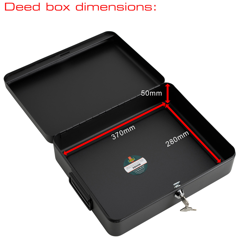 Burg-Wachter Deed Box 14.5 inch Image 5