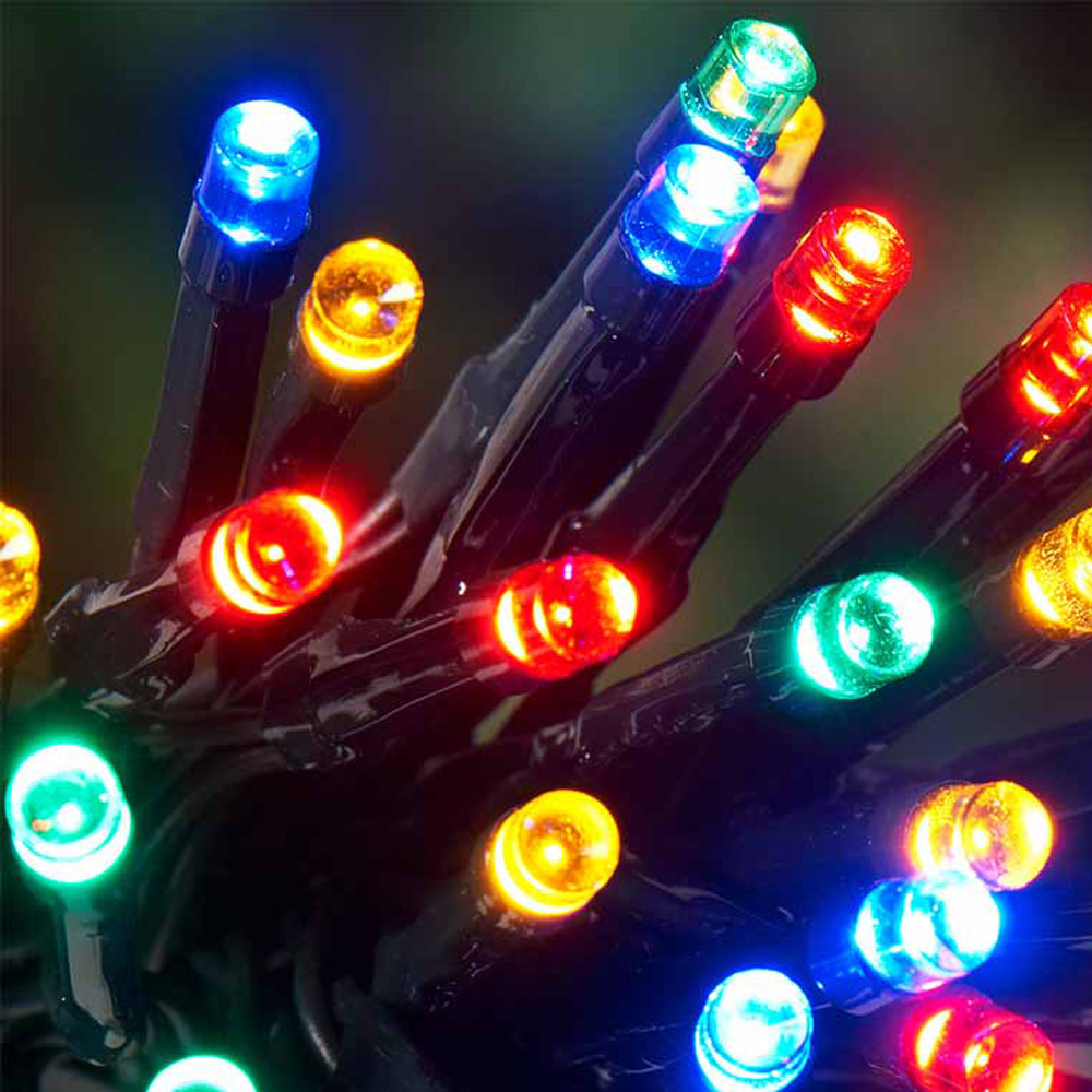 Wilko 200 LED Coloured Solar String Lights Image 5