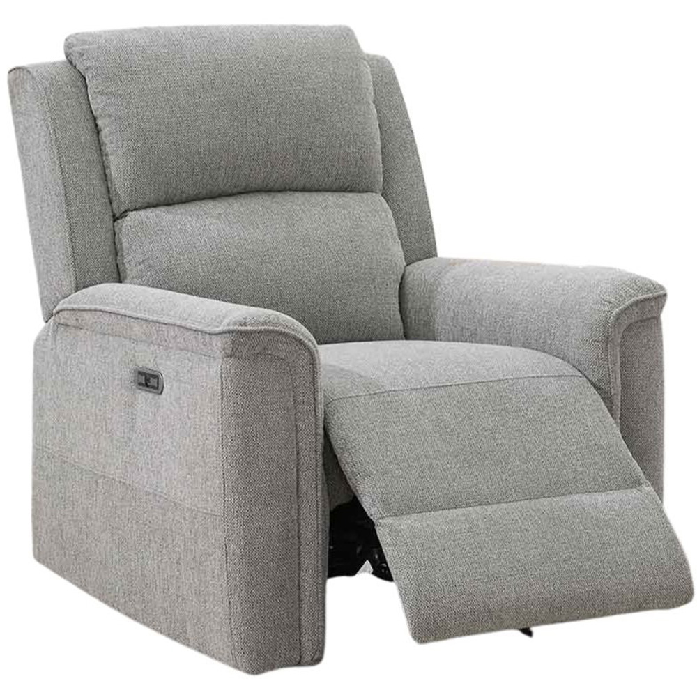 Eastside Light Grey Power Recliner Chair Image 2