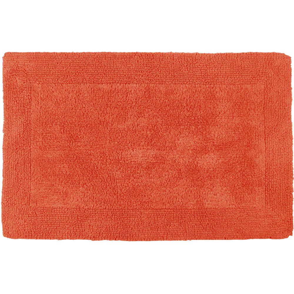 Allure Bath Fashions Luxury Reversible Terracotta Heavyweight Bath Mat 53 x 85cm Image 3