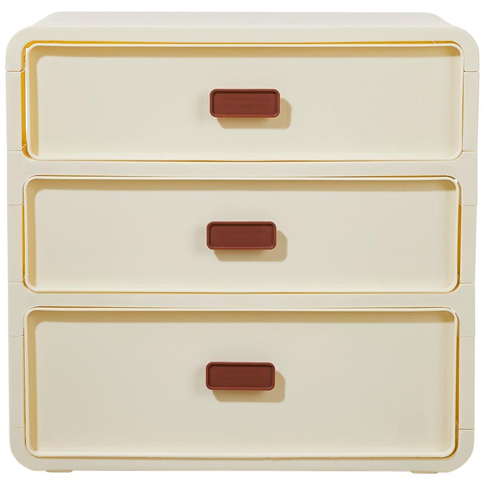 H&O Direct 3 Drawer Storage Organiser Image 1