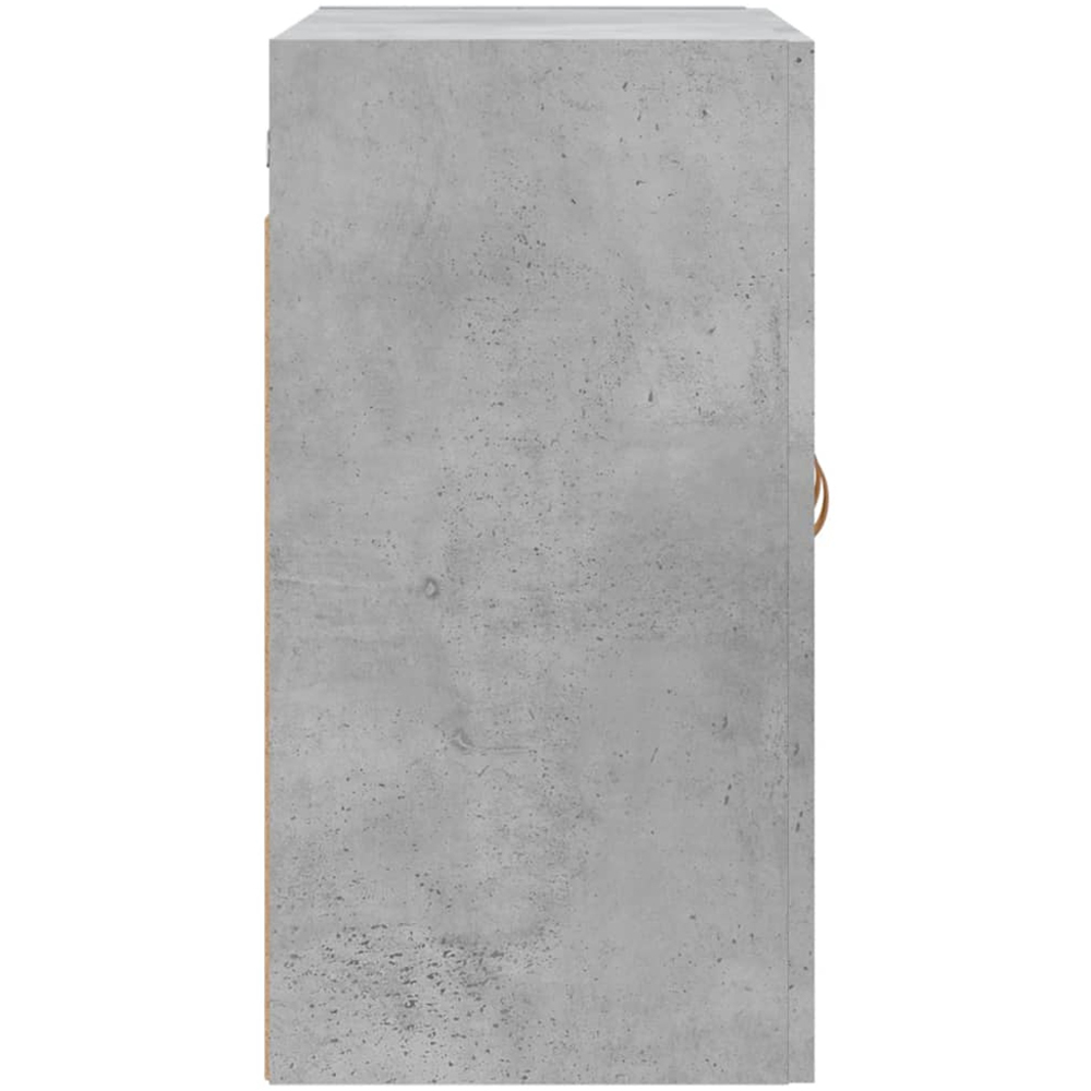 vidaXL 2 Door Concrete Grey Wall Cabinet Image 7