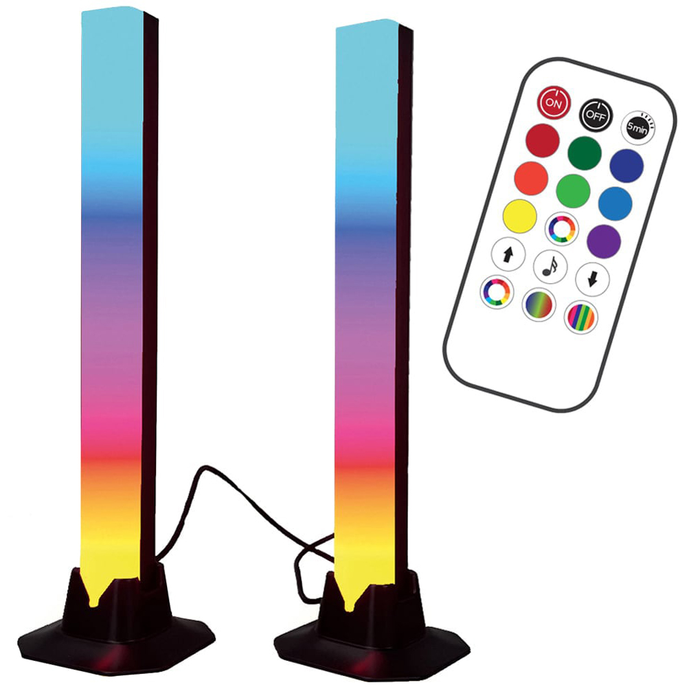 Global Gizmos Interactive Desktop Light Bar 2 Pack Image 2