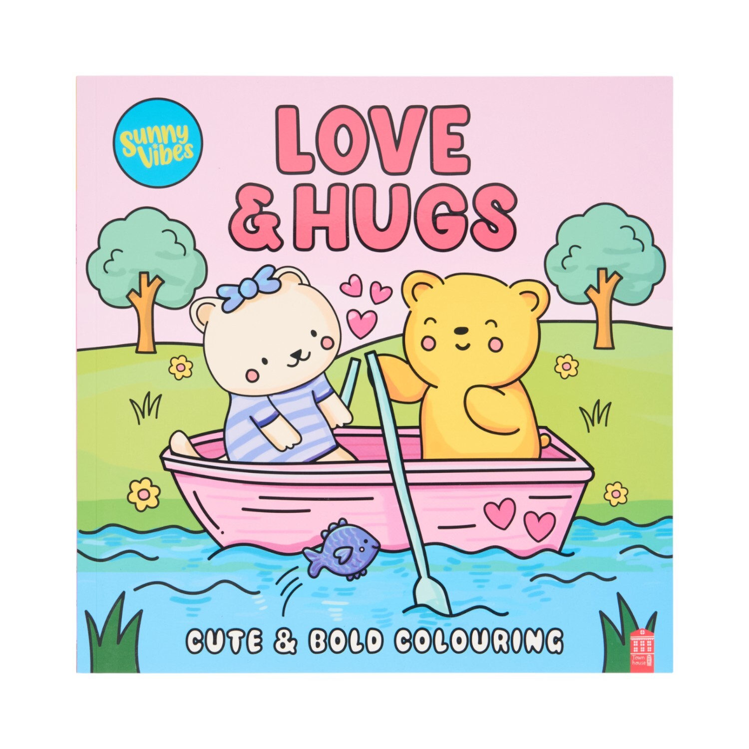 Rest and Relax or Love and Hugs Colouring Book Image 2