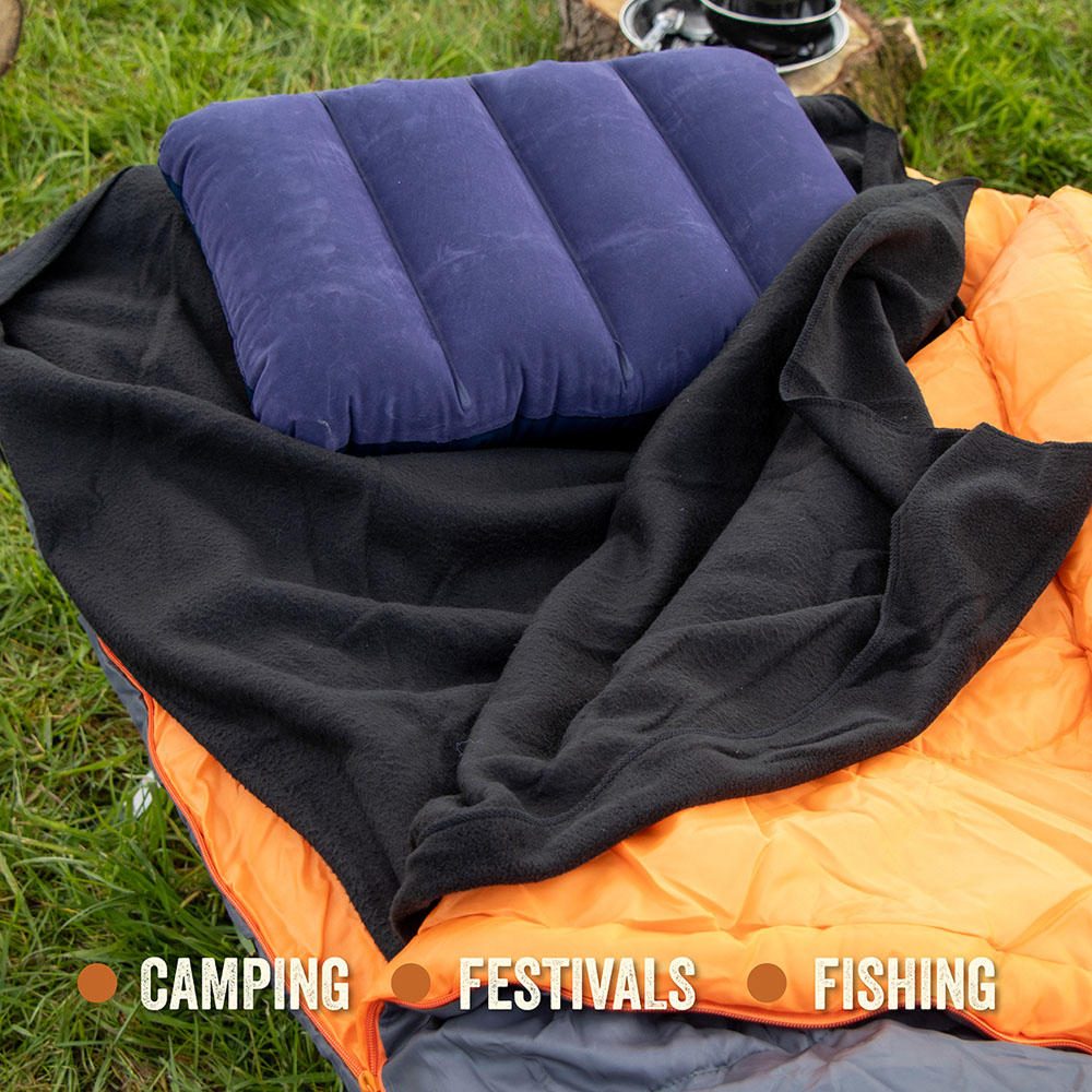 Milestone Camping Fleece Sleeping Bag Liner Image 4