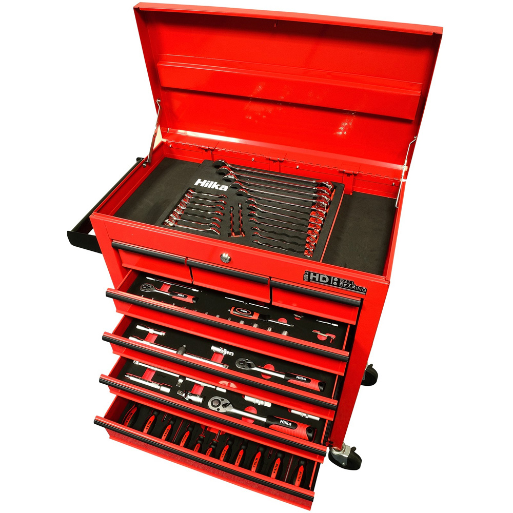 Hilka 8 Drawer Chest and Trolley with 185 Piece EVA Kit Image 1