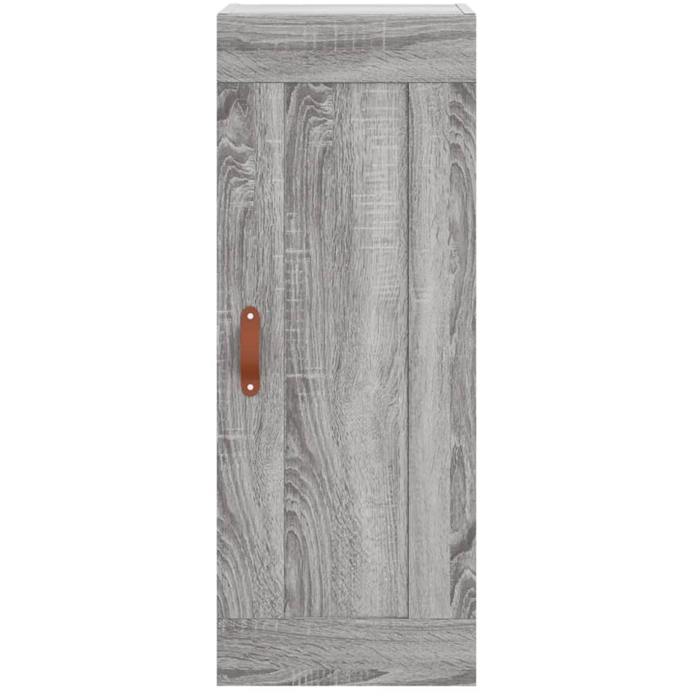 vidaXL Single Door Grey Sonoma Wall Mounted Narrow Cabinet Image 7