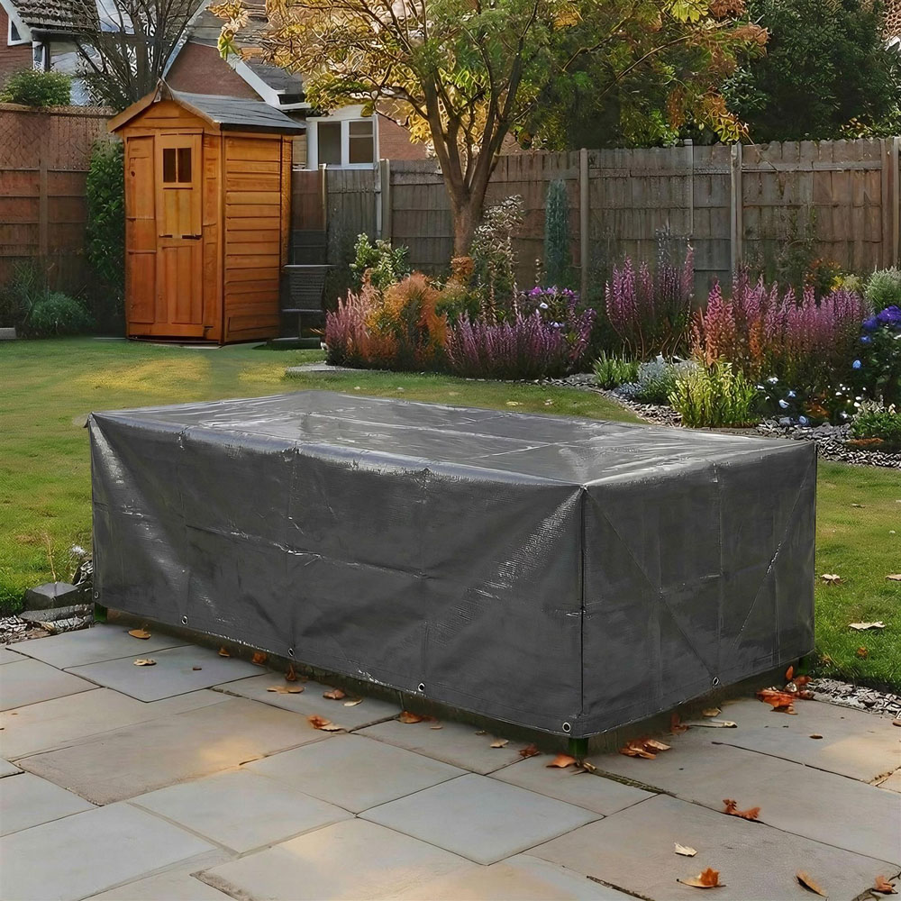 Home Source Duracover Outdoor Table Cover 69 x 203 x 102cm Image 2