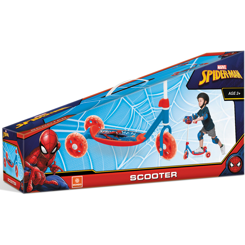 Mondo Kids Marvel Spider-Man 3 Wheel My First Scooter with Lean-to-Steer Design Image 3