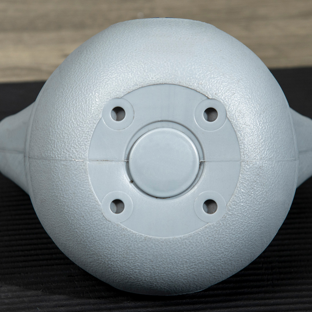 SPORTNOW Purple and Grey Kettle Bell with Handle 6kg Image 3