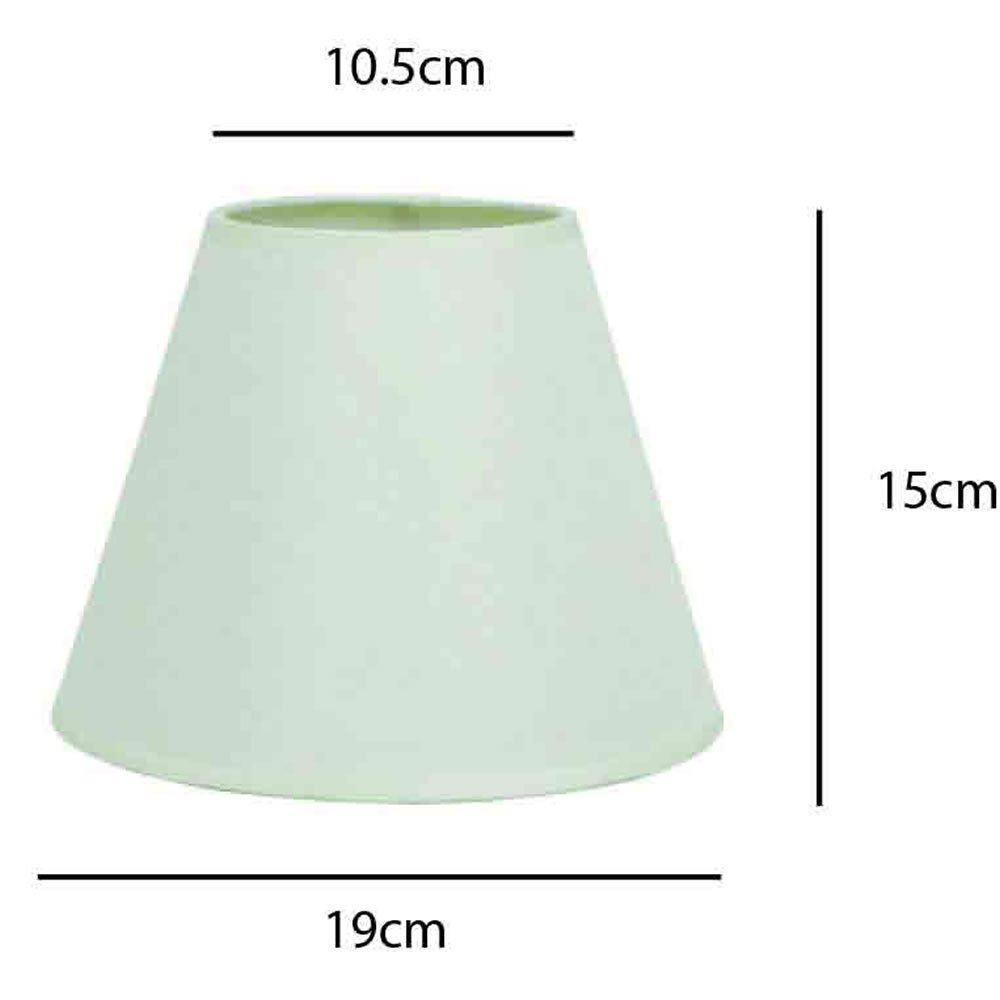 Wilko Tapered Cottonett Cream Light Shade 7.5in Image 5