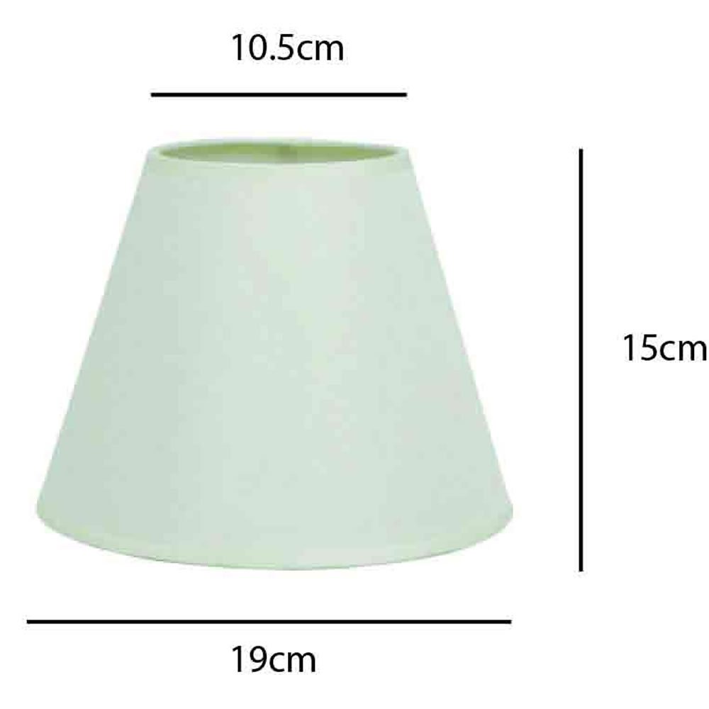 Wilko Cream Tapered Cottonett Light Shade 19cm Image 5