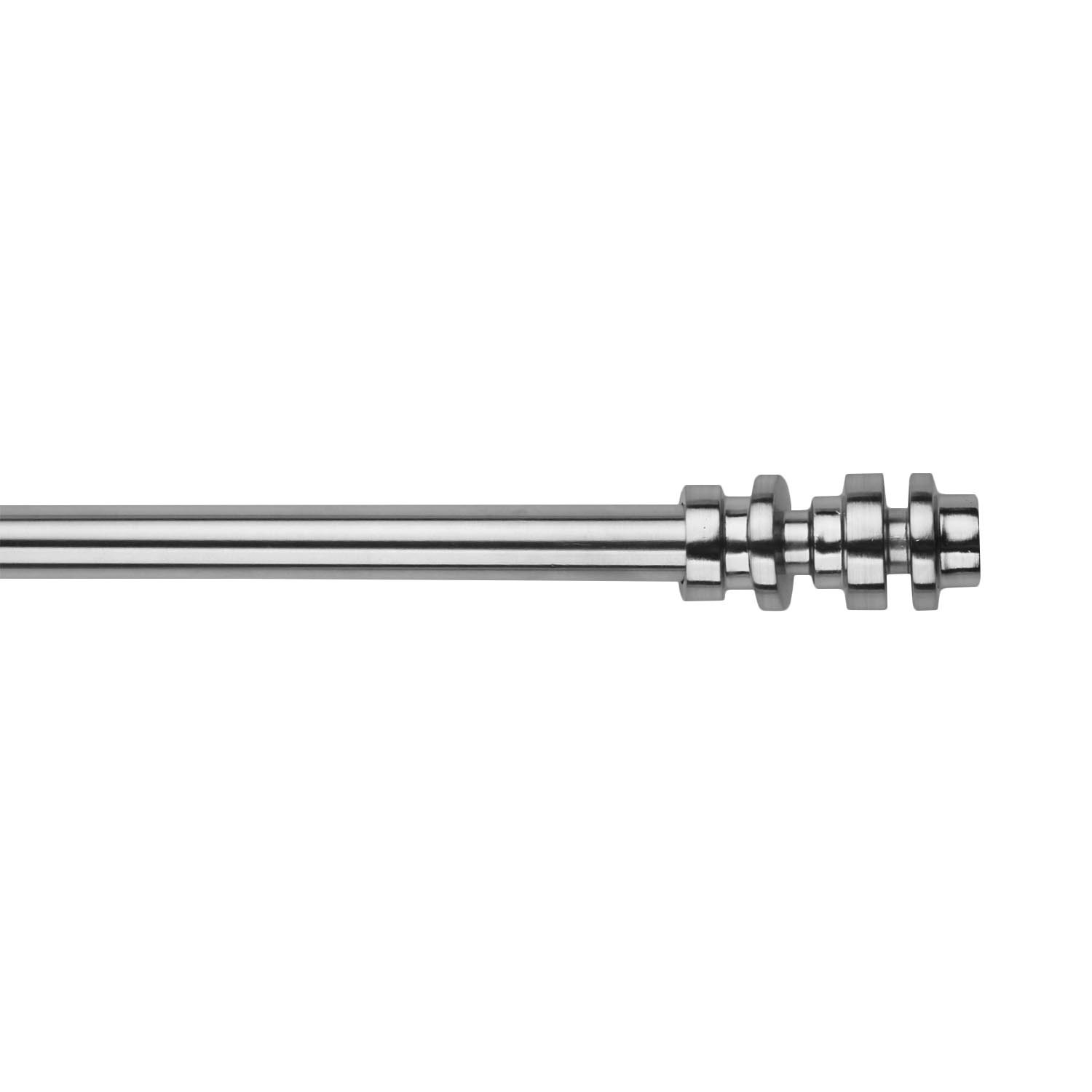 Addison 210-360cm Extendable Chrome Curtain Pole Image