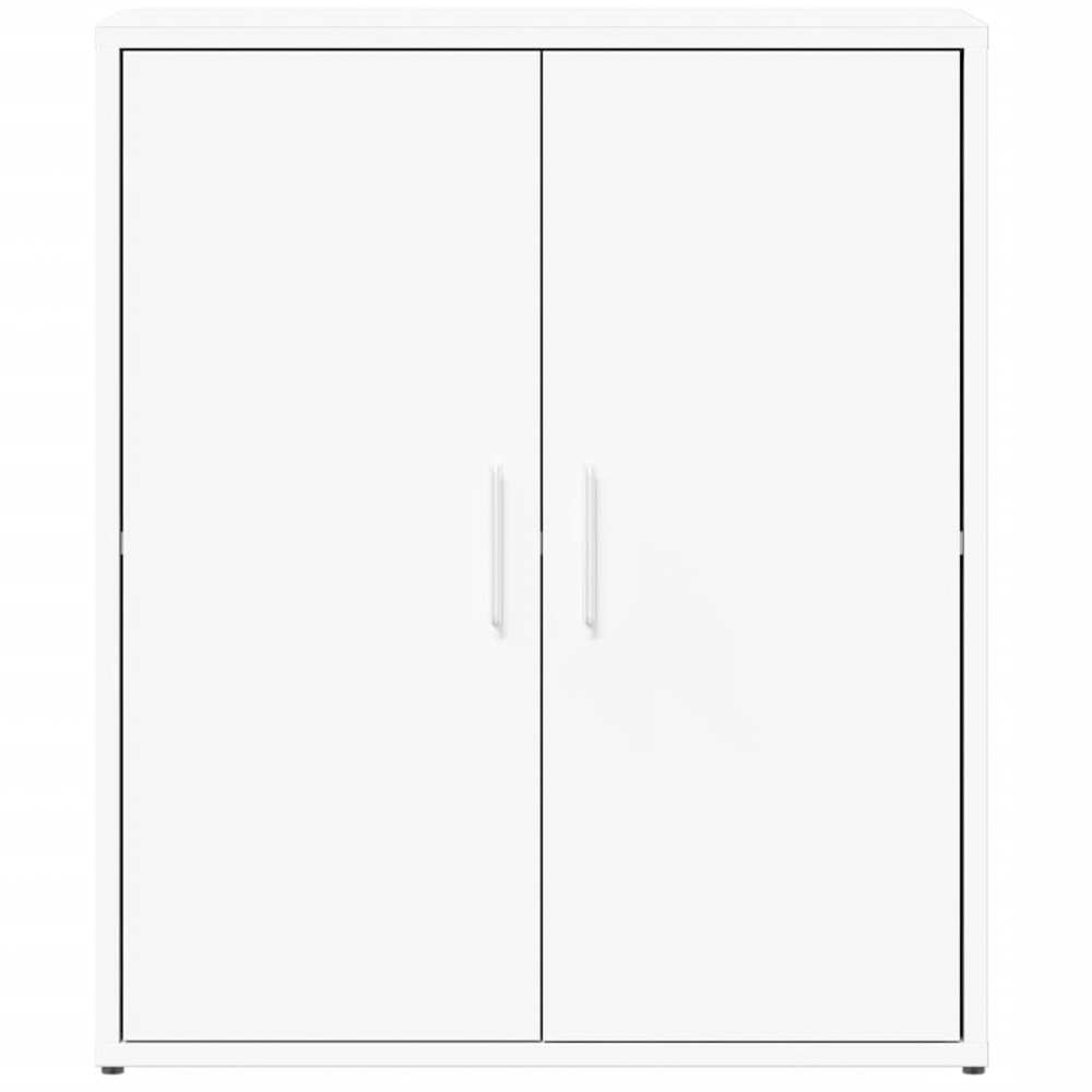 vidaXL 2 Door White Sideboard Set of 2 Image 5
