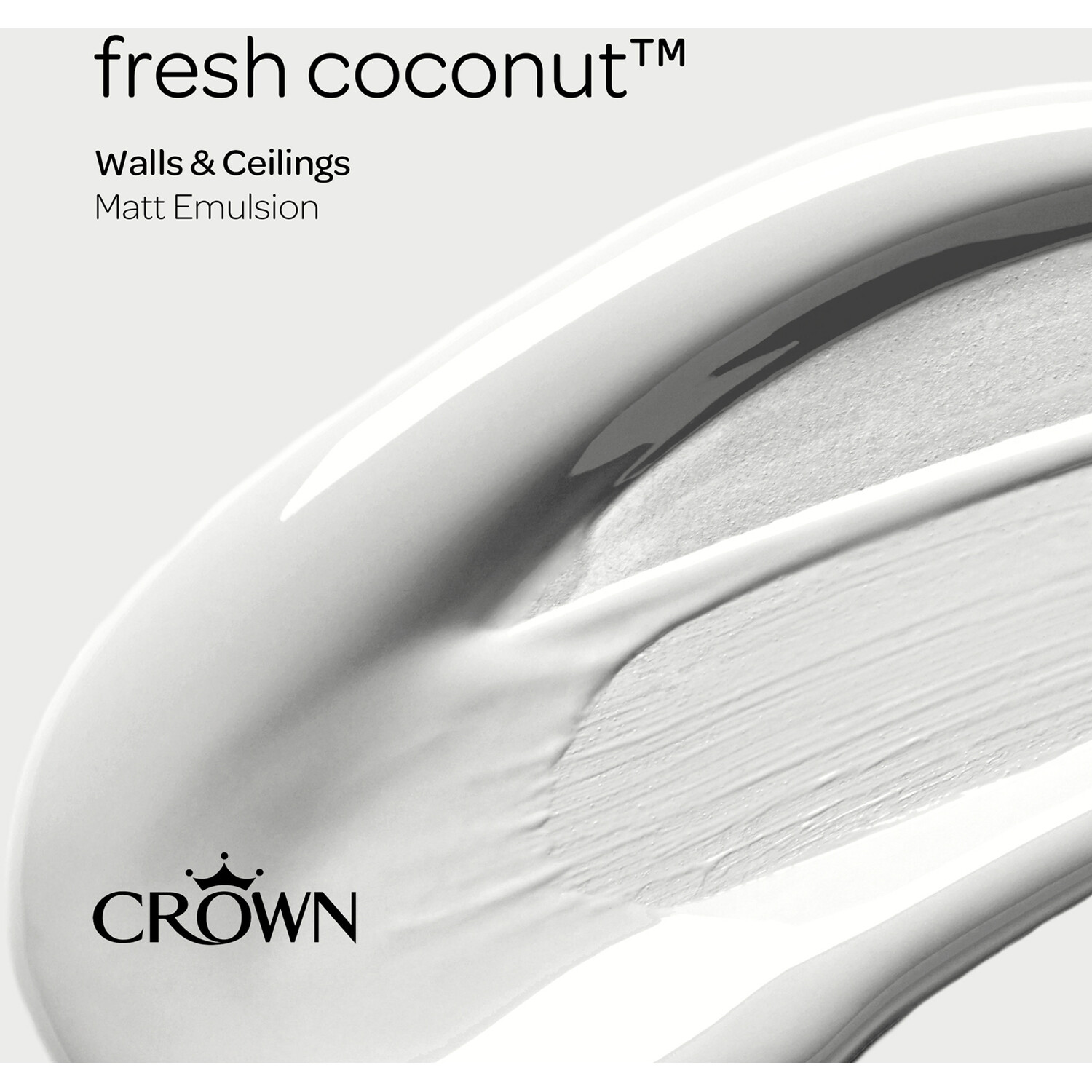 Crown Walls & Ceilings Fresh Coconut Matt Emulsion Paint 5L Image 4