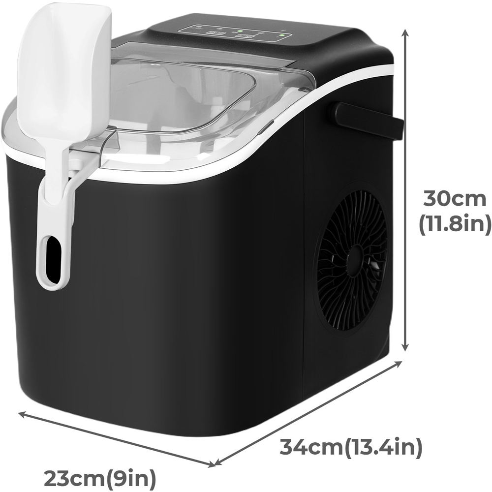 Spector ICE1005-12KG-BK-UK Countertop Ice Maker Machine 100W Image 9