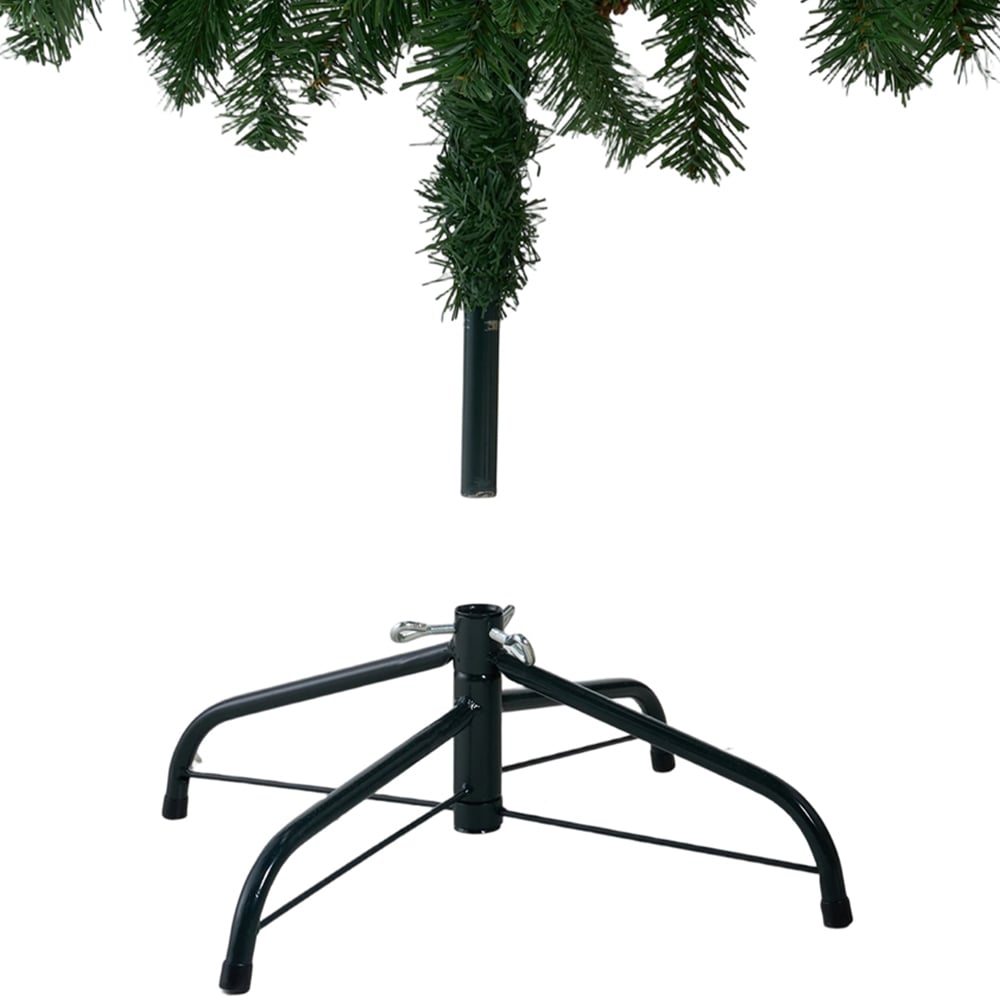 Living and Home Artificial Christmas Tree with Pine Cones and Red Berries 6ft Image 7