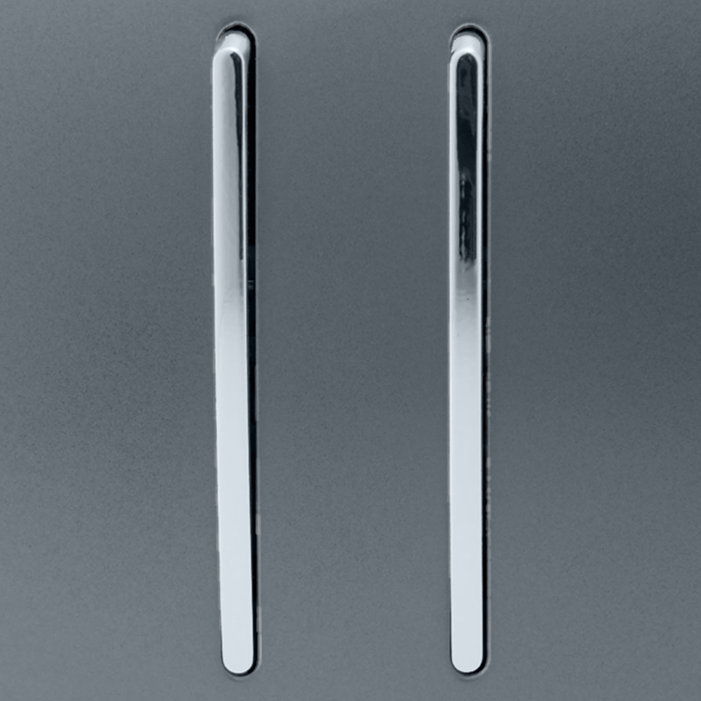 Trendi Switch 2 Gang 10amp Warm Grey Rocker Light Switch Image 2