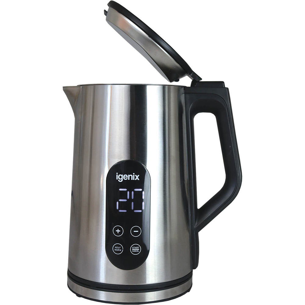 Igenix IGK01550SS Stainless Steel Digital 1.5L Jug Kettle 3000W Image 4