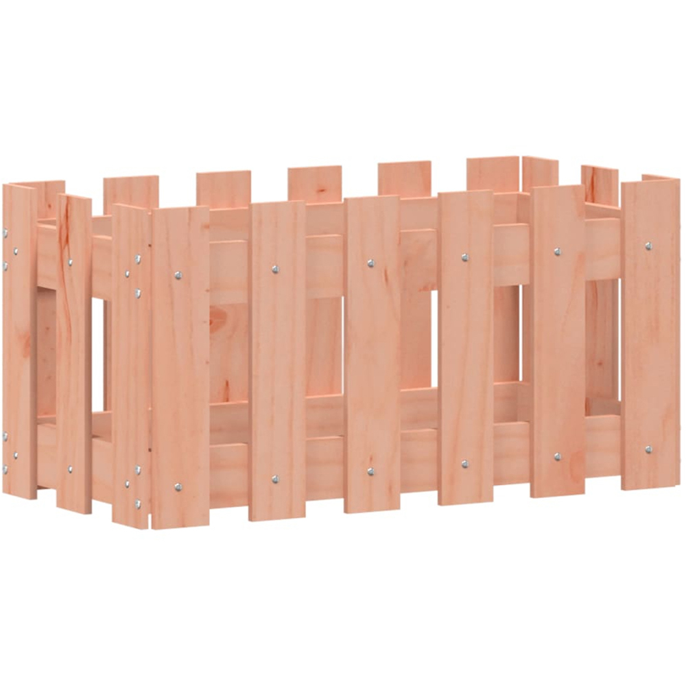 vidaXL Natural Douglas Wood Garden Planter 30 x 30 x 60cm Image 3