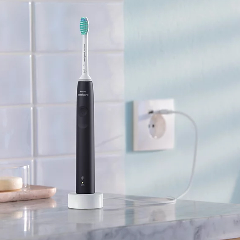 Philips Sonicare 3100 Series HX3671 Black Rechargeable Sonic Electric Toothbrush Image 2