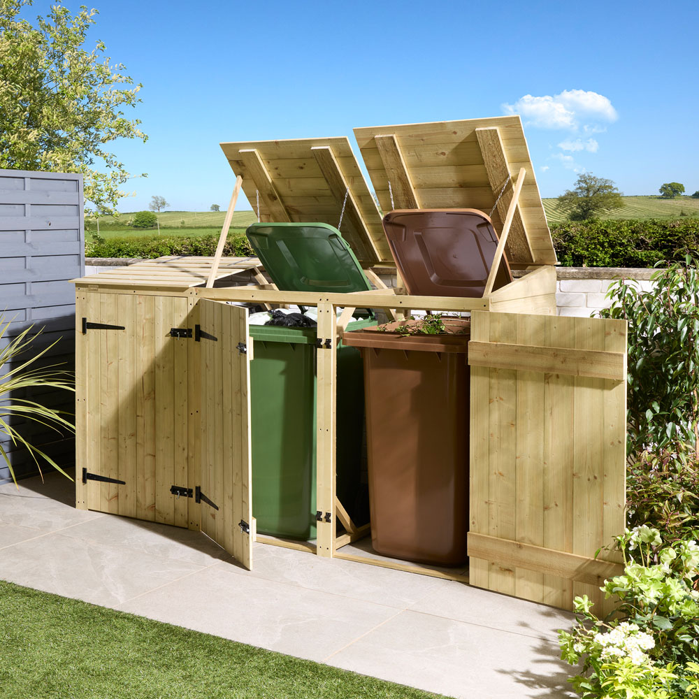 Rowlinson Premier Triple Shiplap Bin Store Image 8