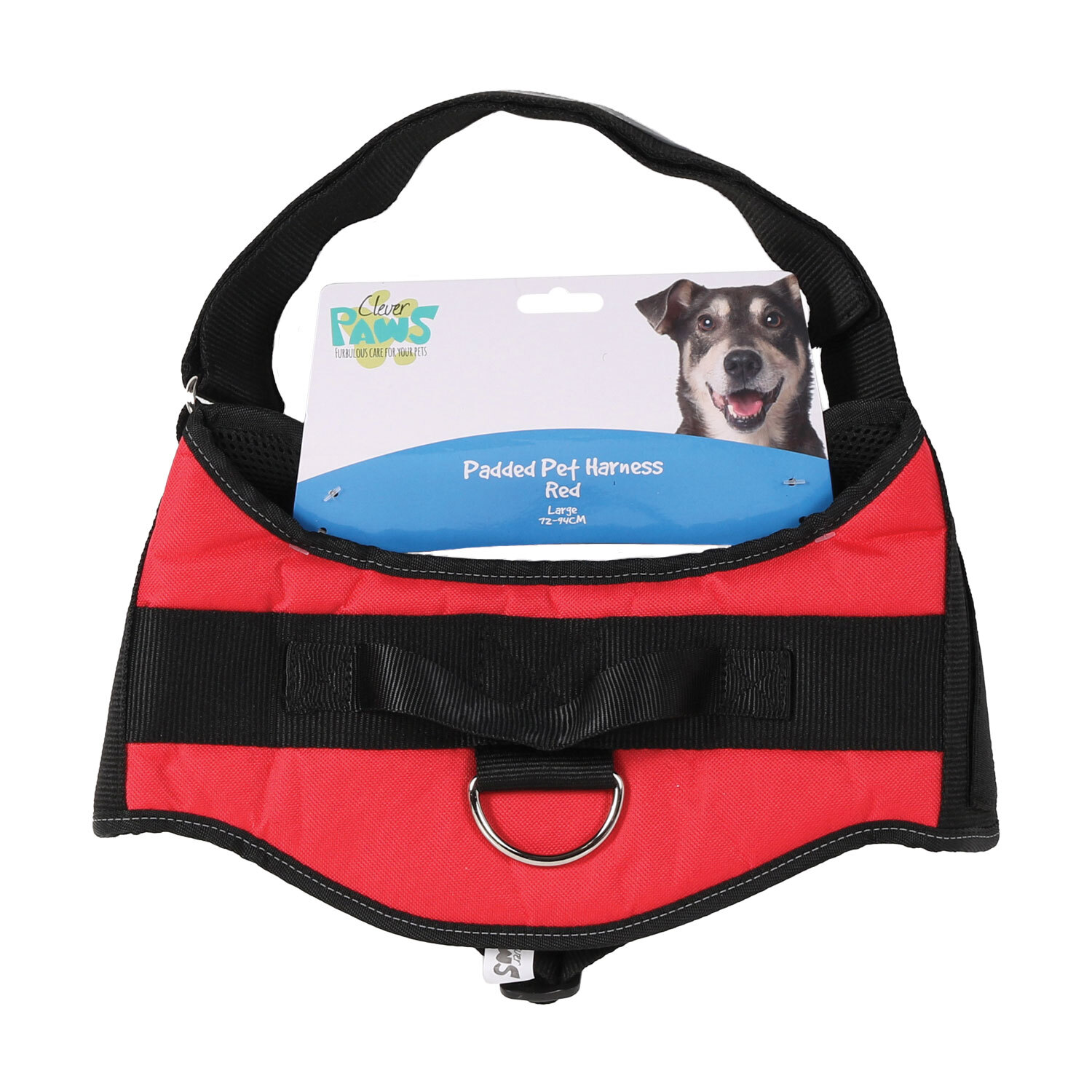 Padded Dog Harness - Red / L Image 1