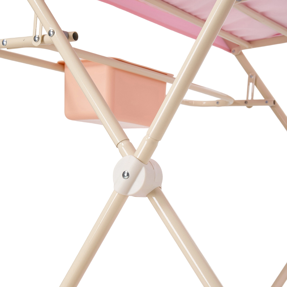 H&O Direct Folding Baby Diaper Changing Station with Wheels Image 4