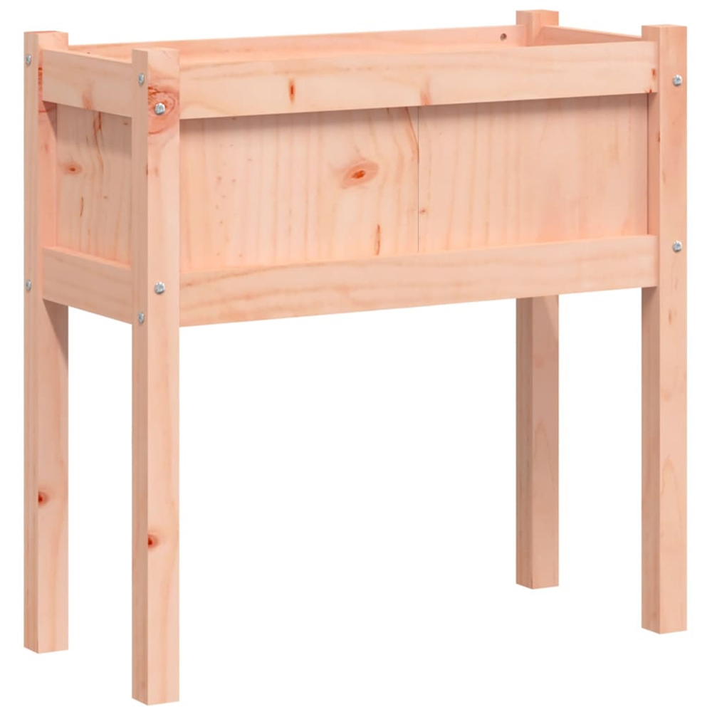 vidaXL Natural Douglas Wood Garden Planter 70 x 31 x 70cm Image 1