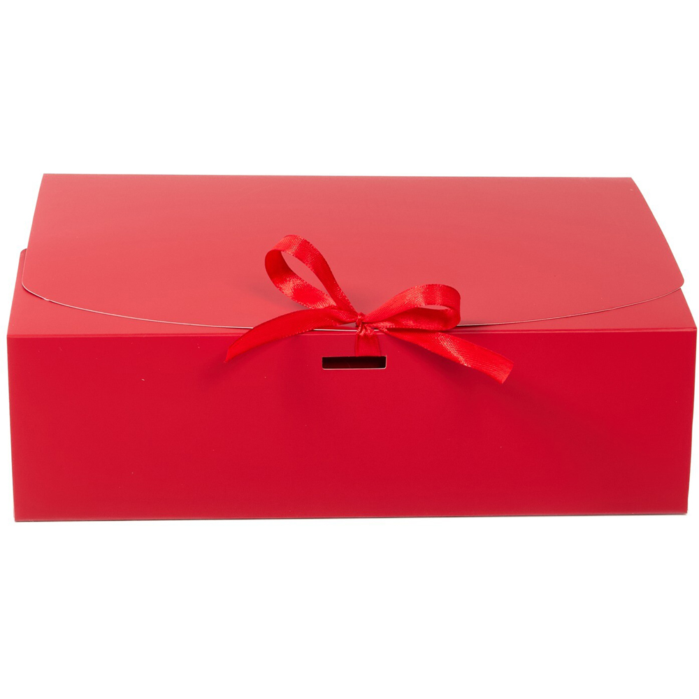 Pack of 5 Flatpack Gift Boxes Red Image 4